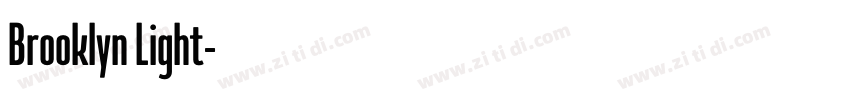 Brooklyn Light字体转换 Brooklyn Light字体转换